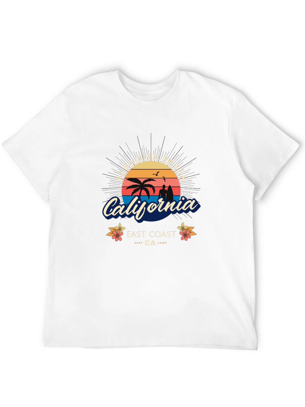 Paradise Beach California Surf T-Shirt