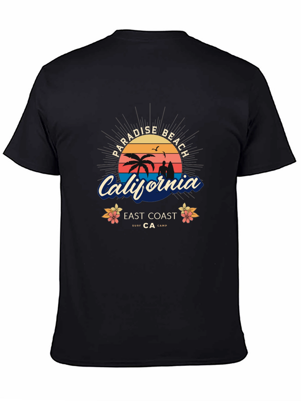 Paradise Beach California Surf T-Shirt