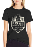 Black Mage League of Magic Graphic Tee