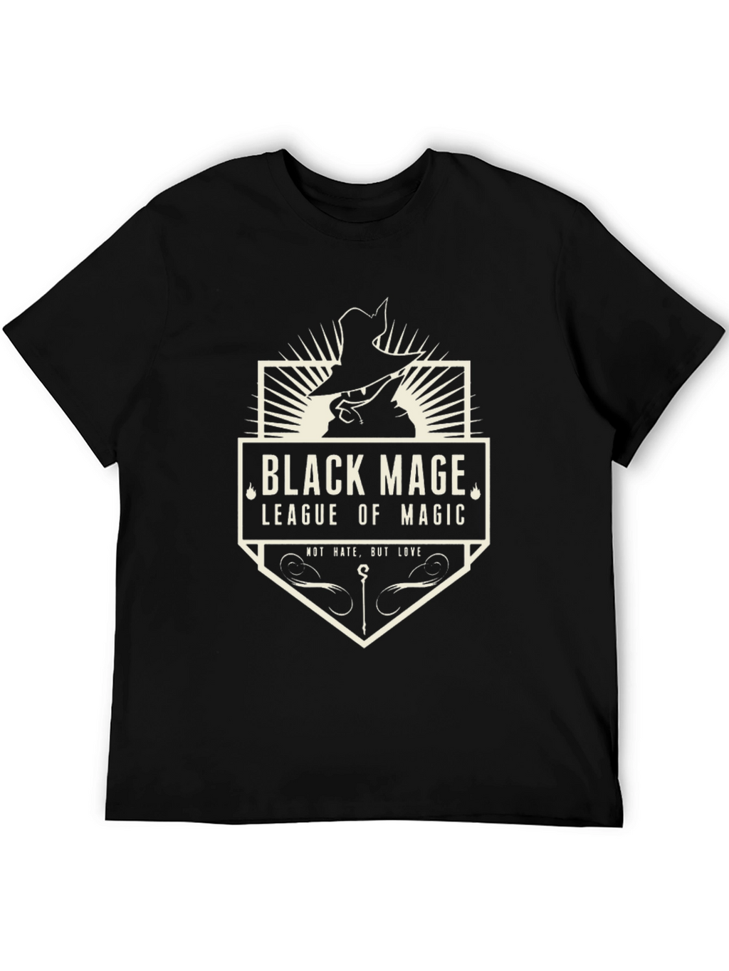 Black Mage League of Magic Graphic Tee