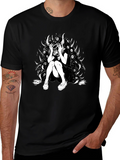 Dark Anime Graphic Tee - Black