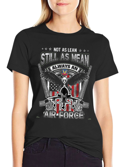 Air Force Veteran T-Shirt - Not as Lean Still as Mean