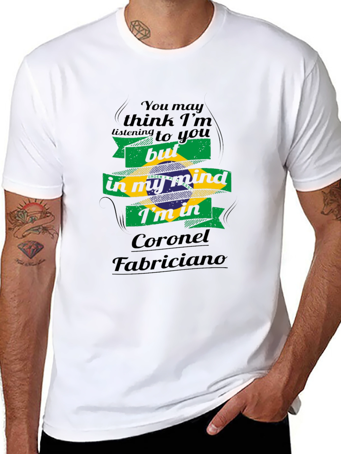 Colonel Fabriciano Brazil Flag T-Shirt