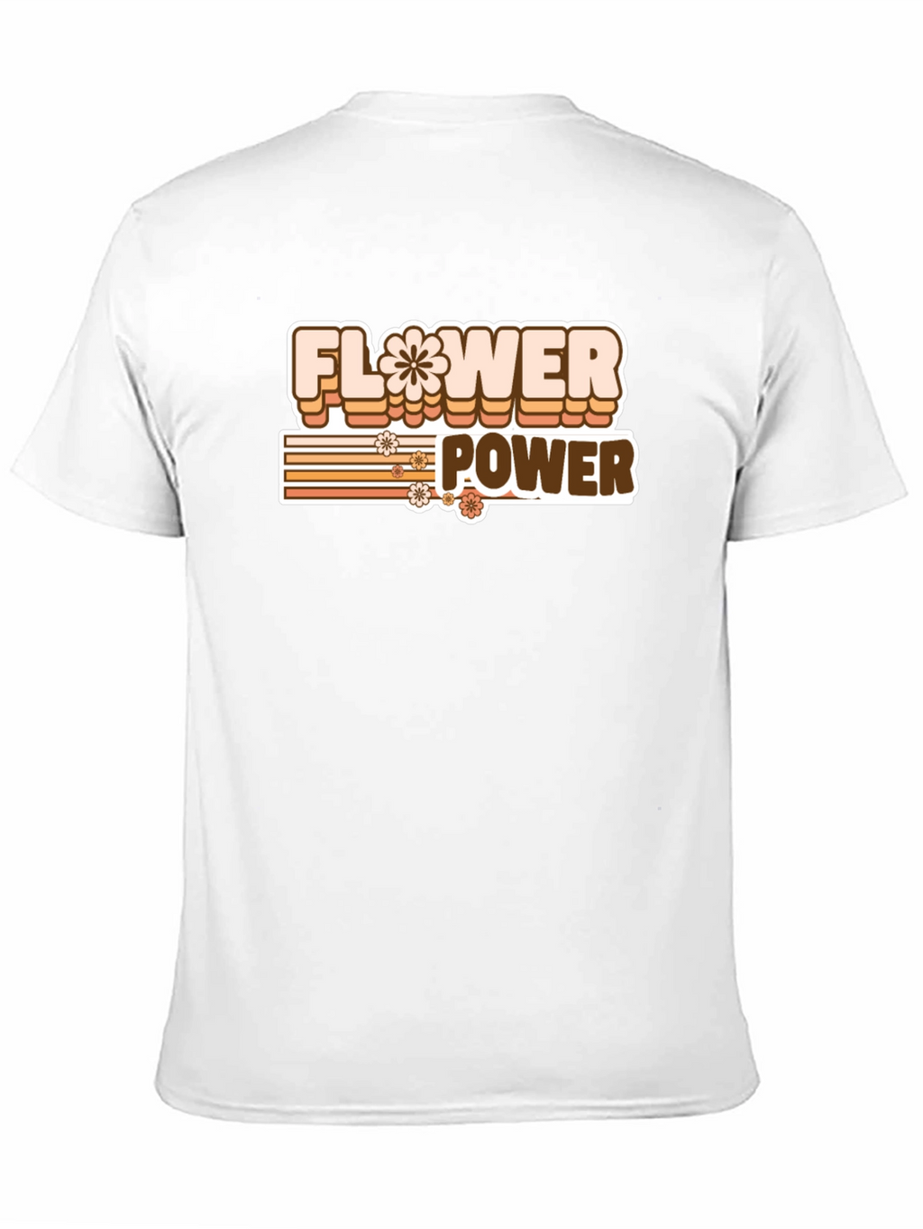 Retro Flower Power Graphic T-Shirt