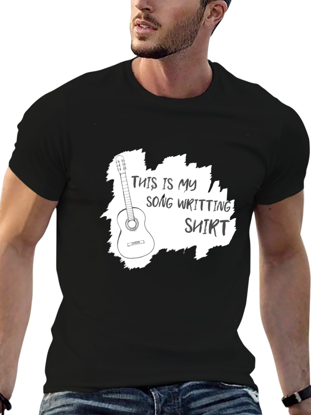 Songwriting T-Shirt - Guitar Design