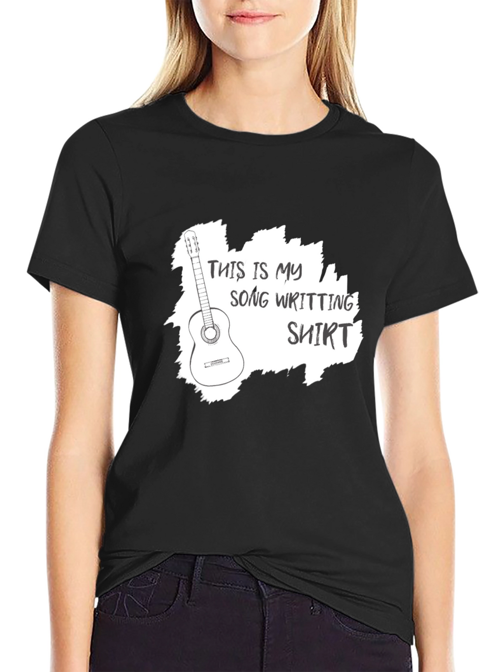 Songwriting T-Shirt - Guitar Design