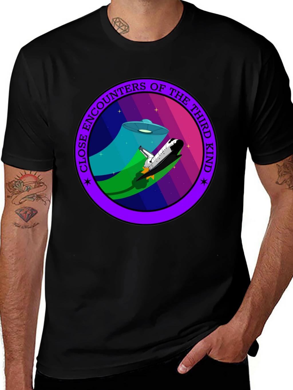 Close Encounters T-Shirt: Retro Sci-Fi Tee