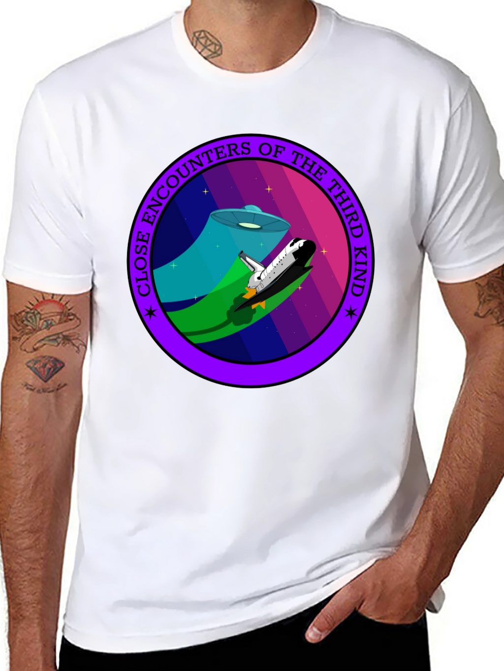 Close Encounters T-Shirt: Retro Sci-Fi Tee