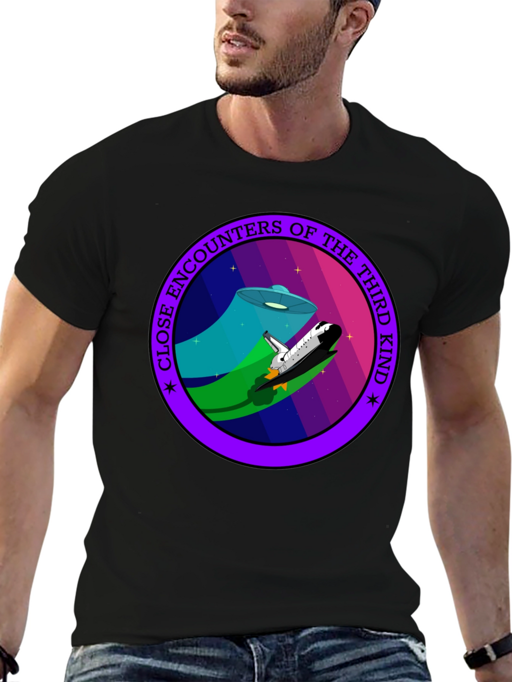 Close Encounters T-Shirt: Retro Sci-Fi Tee