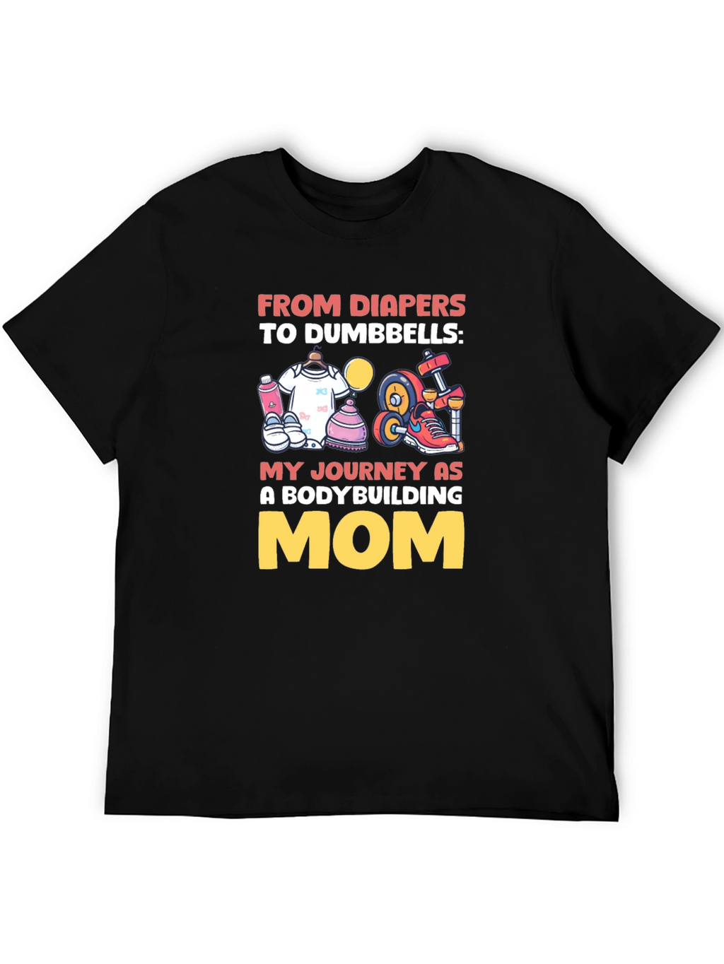 Bodybuilding Mom Graphic Tee