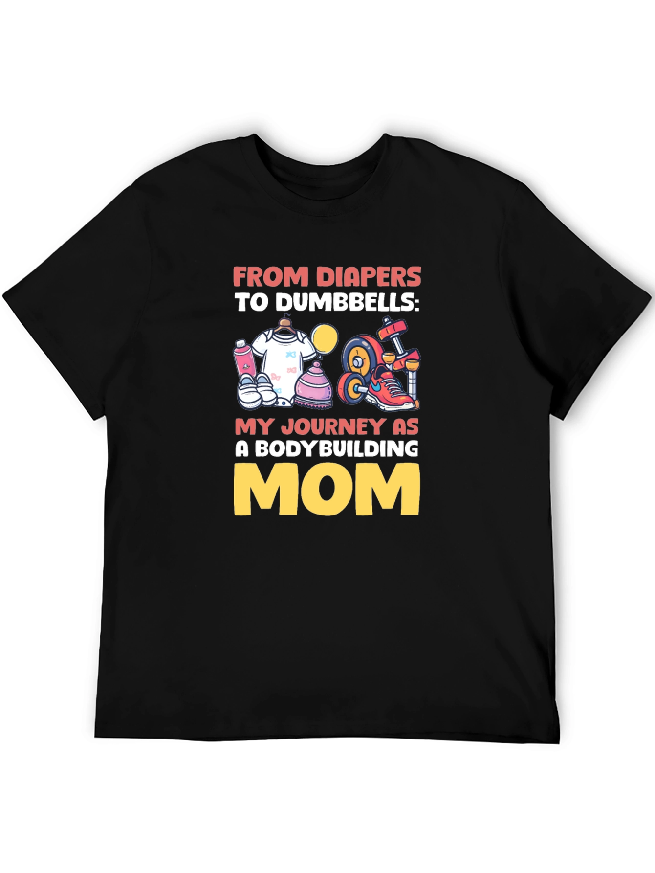 Bodybuilding Mom Graphic Tee