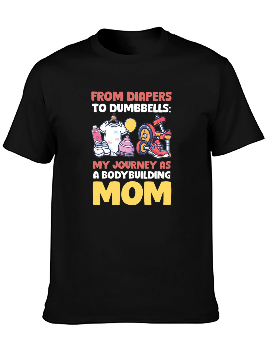 Bodybuilding Mom Graphic Tee