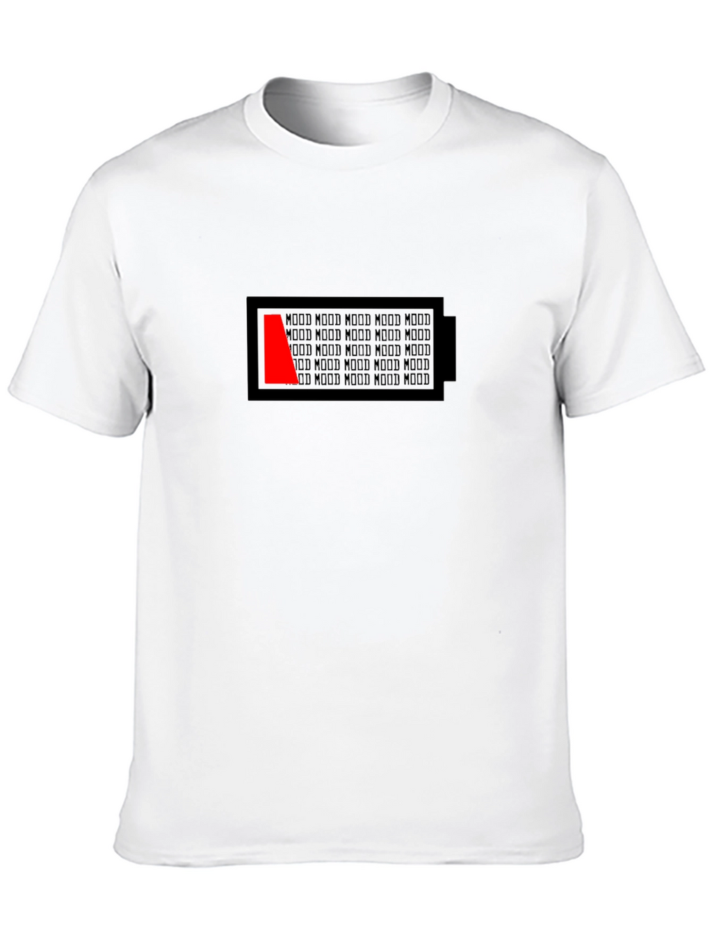 Low Mood Battery Graphic T-Shirt - Black