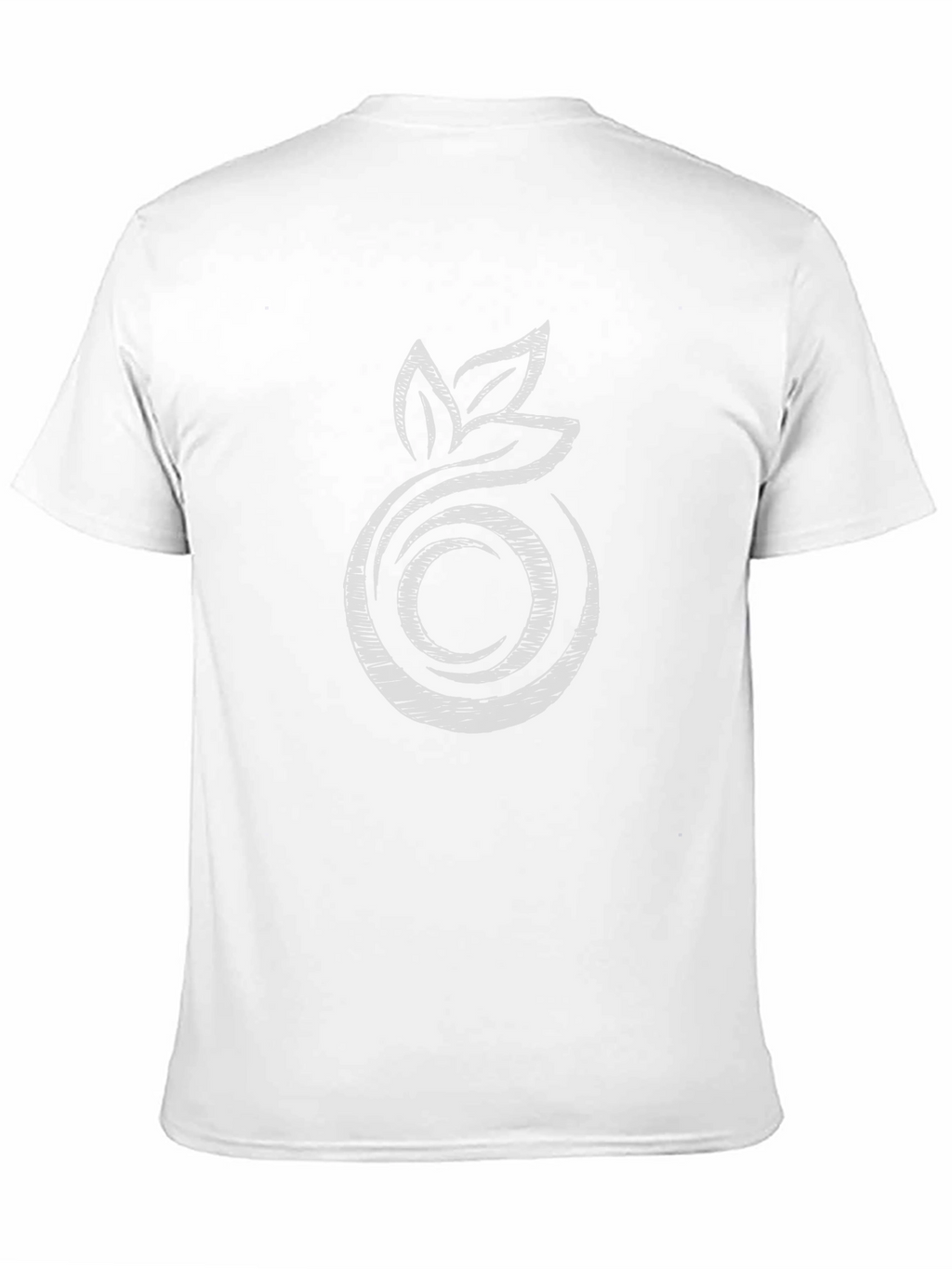 Abstract Fruit Graphic Tee - Modern Black T-Shirt