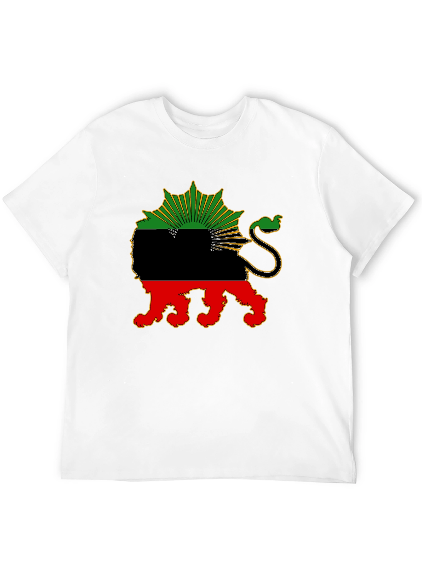 Biafra Lion T-Shirt - Black Pride Tee