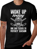 Hockey Season T-Shirt - Woke Up Today