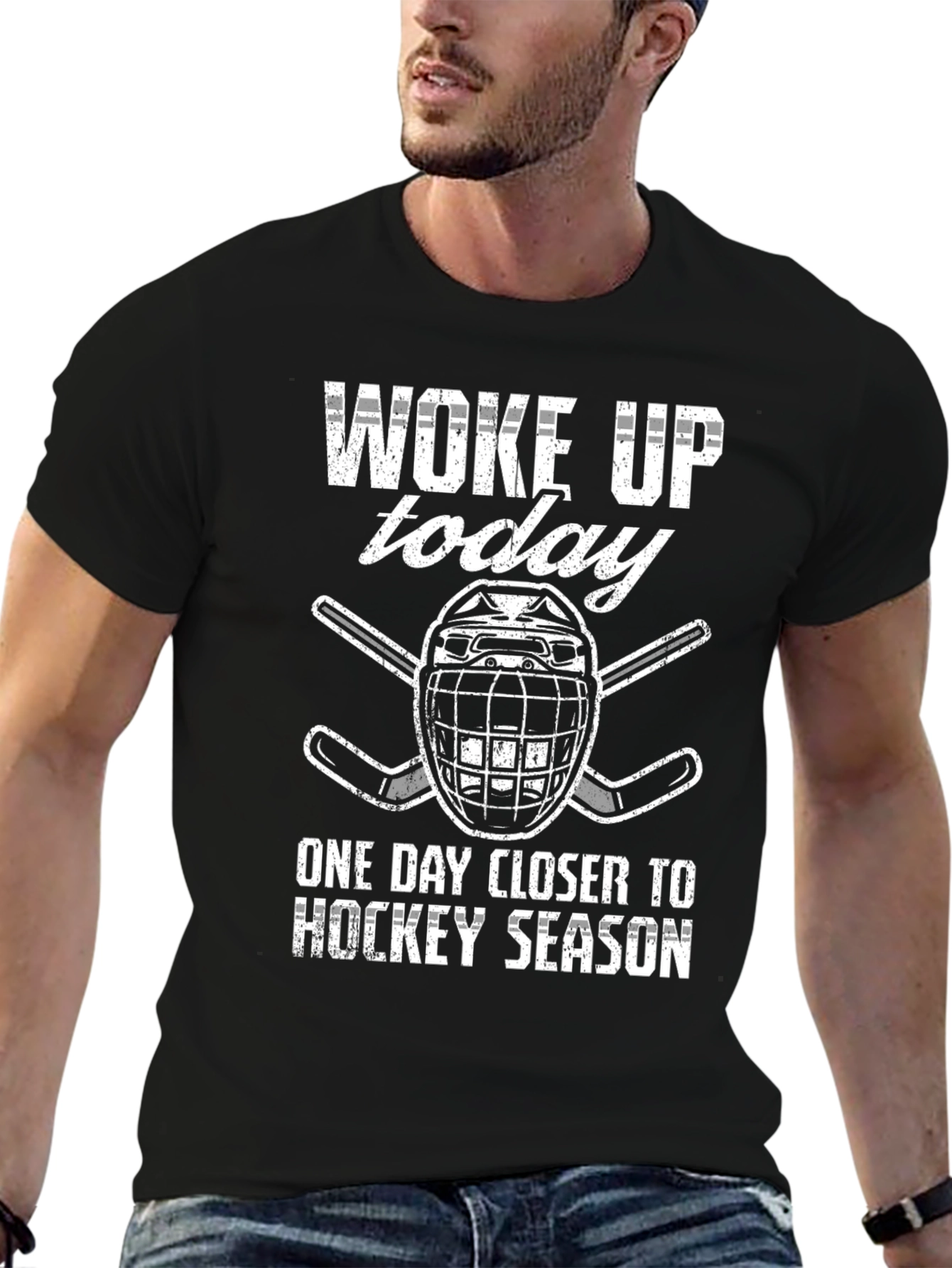 Hockey Season T-Shirt - Woke Up Today