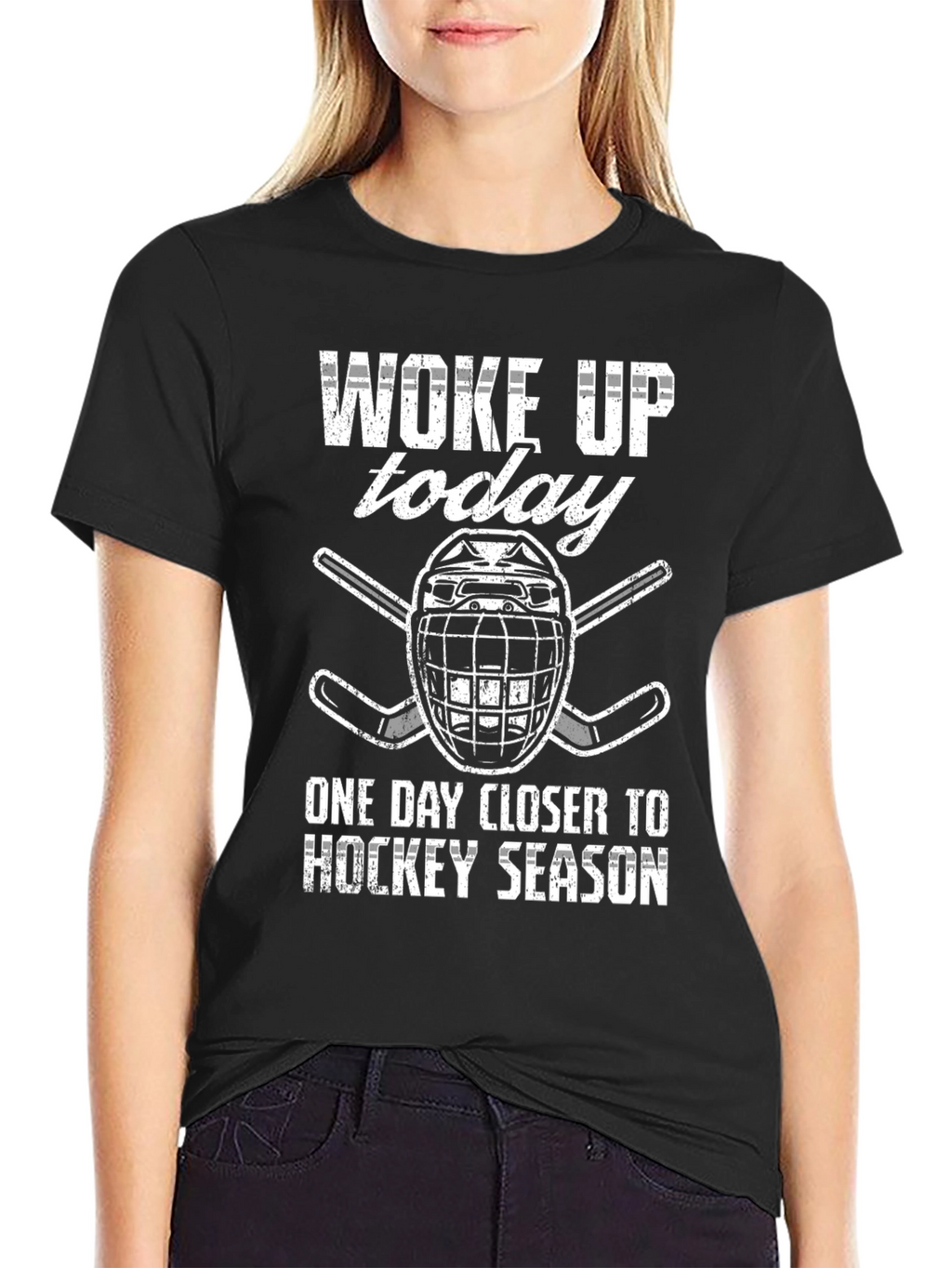 Hockey Season T-Shirt - Woke Up Today