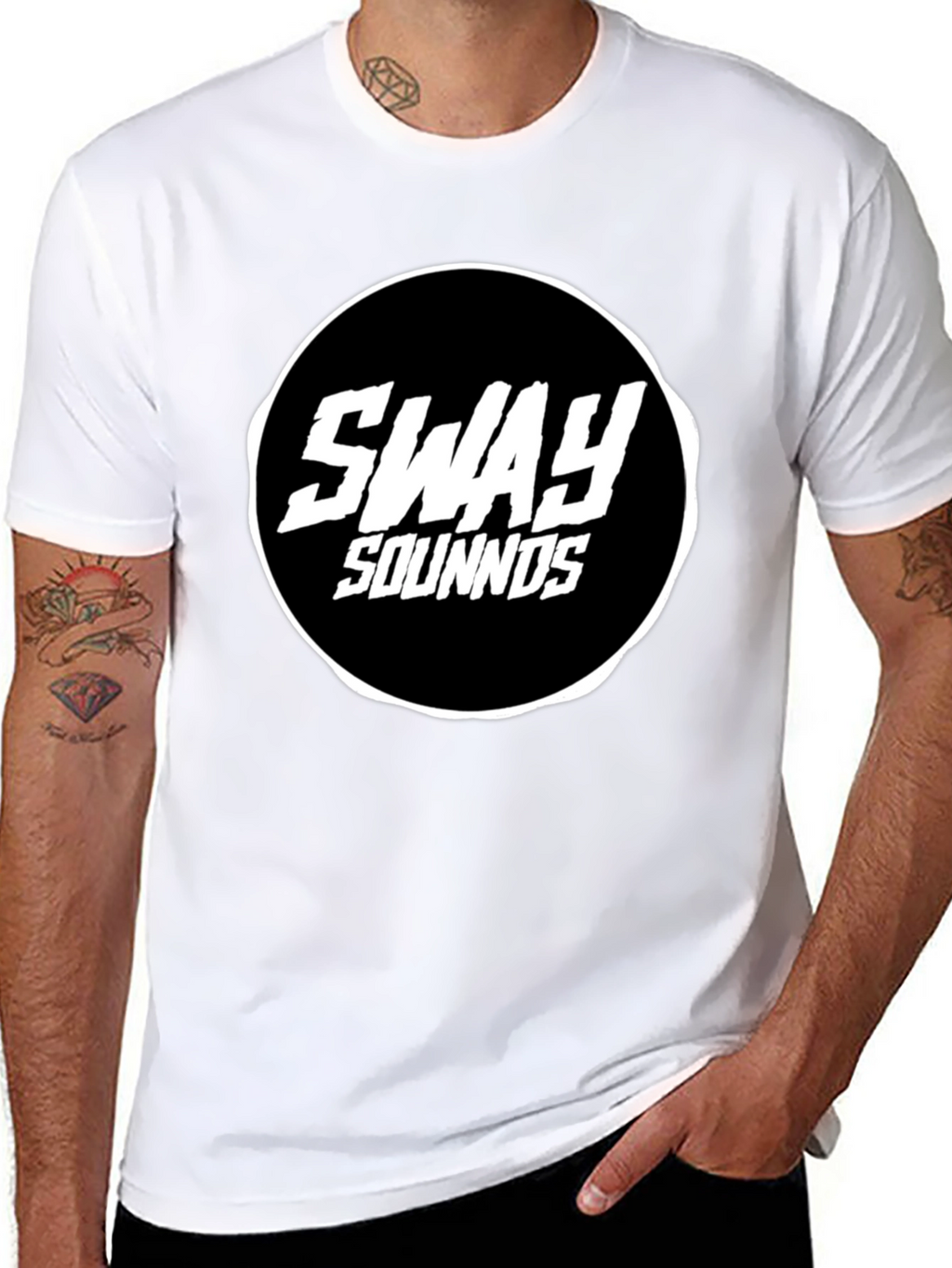 Sway Sounds Black T-Shirt - Music Inspired
