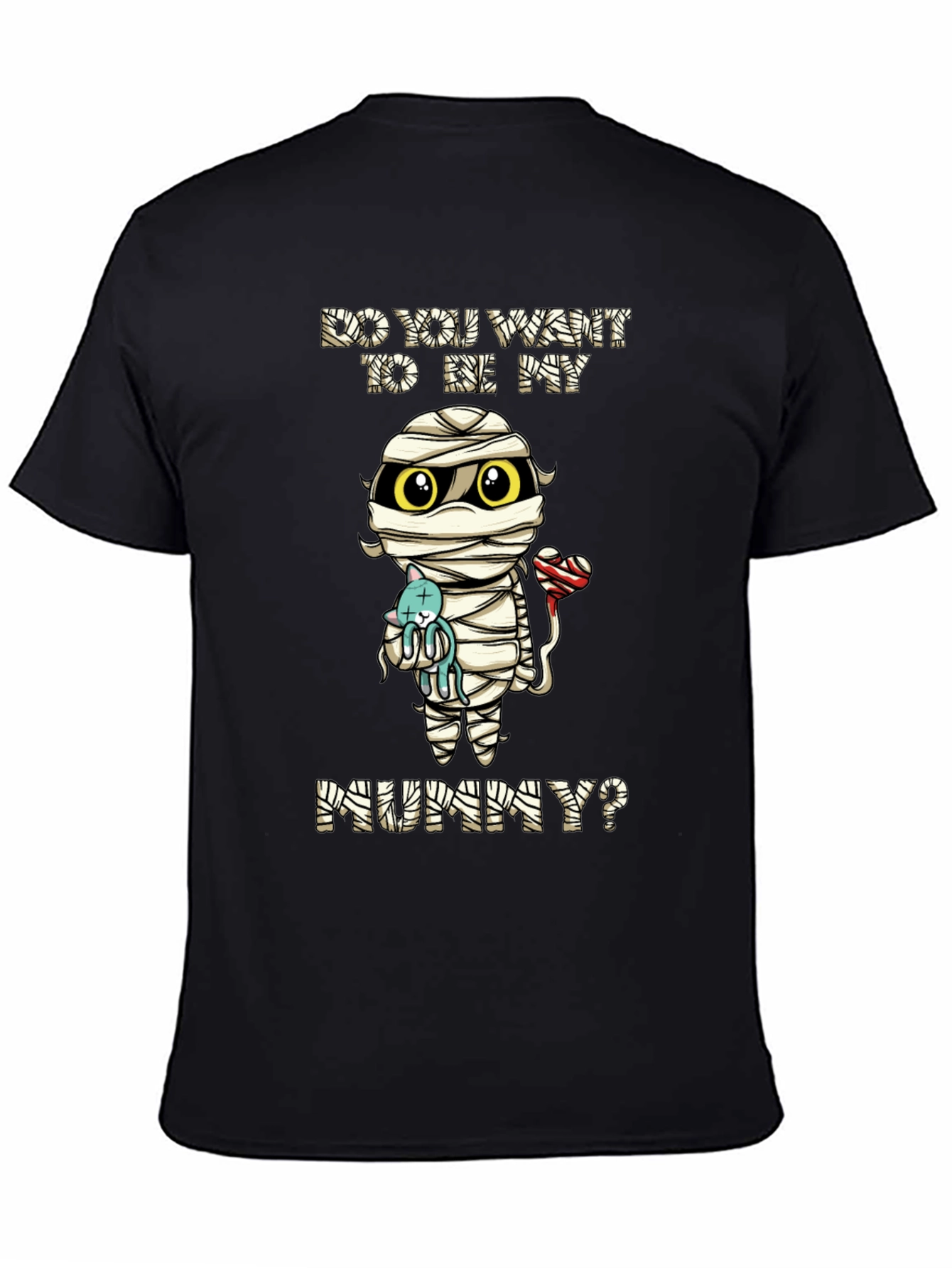 Cute Mummy Cartoon Graphic T-Shirt