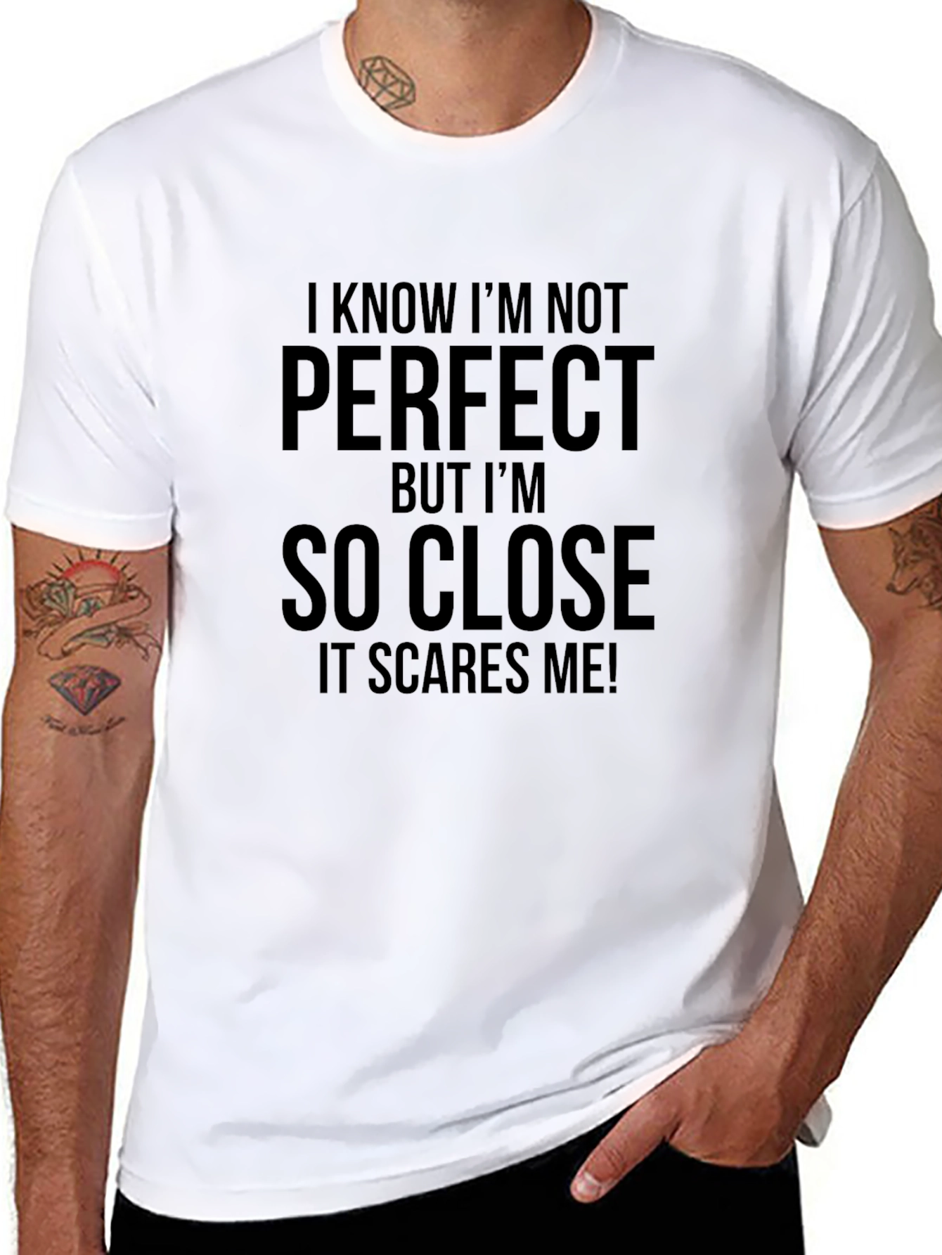 Funny Graphic Tee: I Know Im Not Perfect T-Shirt