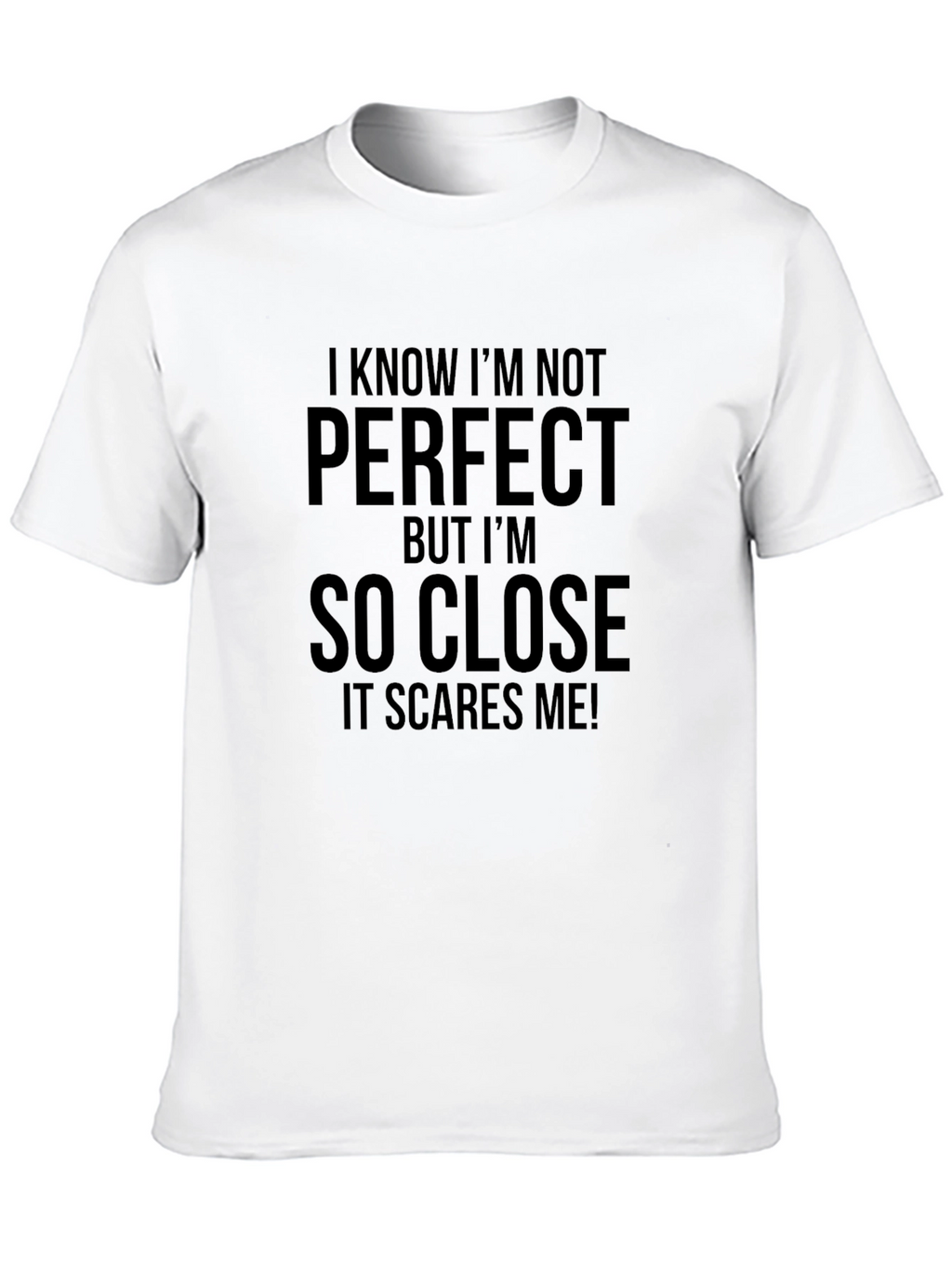 Funny Graphic Tee: I Know Im Not Perfect T-Shirt
