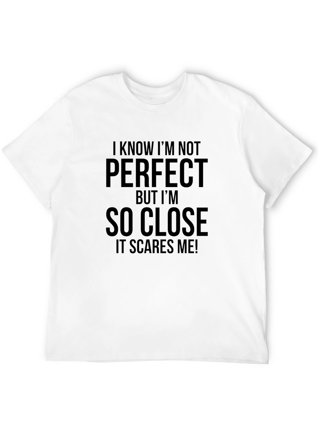 Funny Graphic Tee: I Know Im Not Perfect T-Shirt