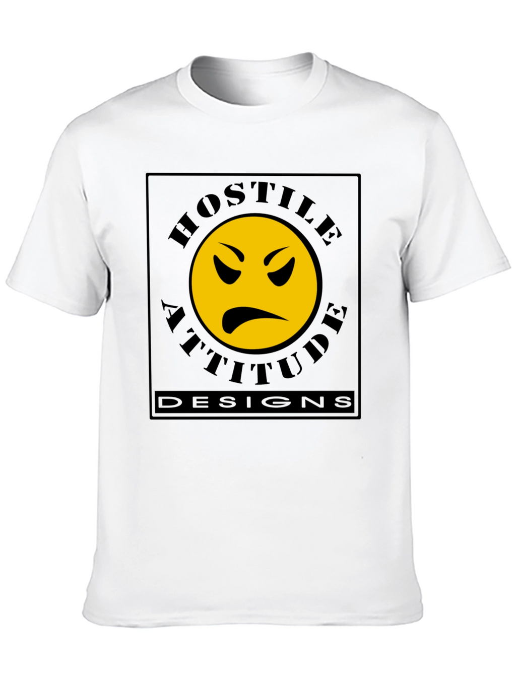 Hostile Attitude Designs Black T-Shirt