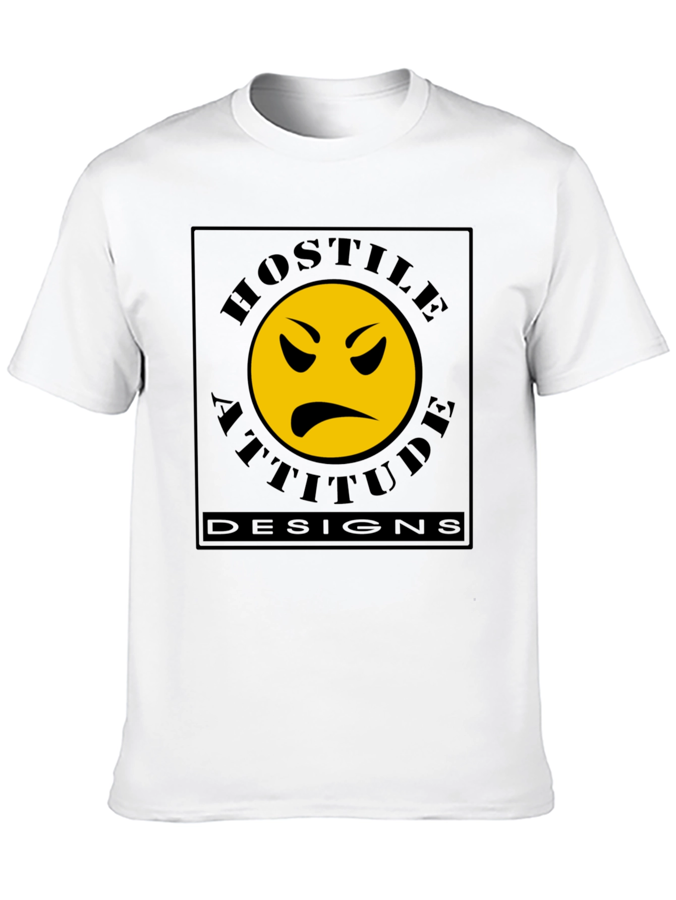 Hostile Attitude Designs Black T-Shirt