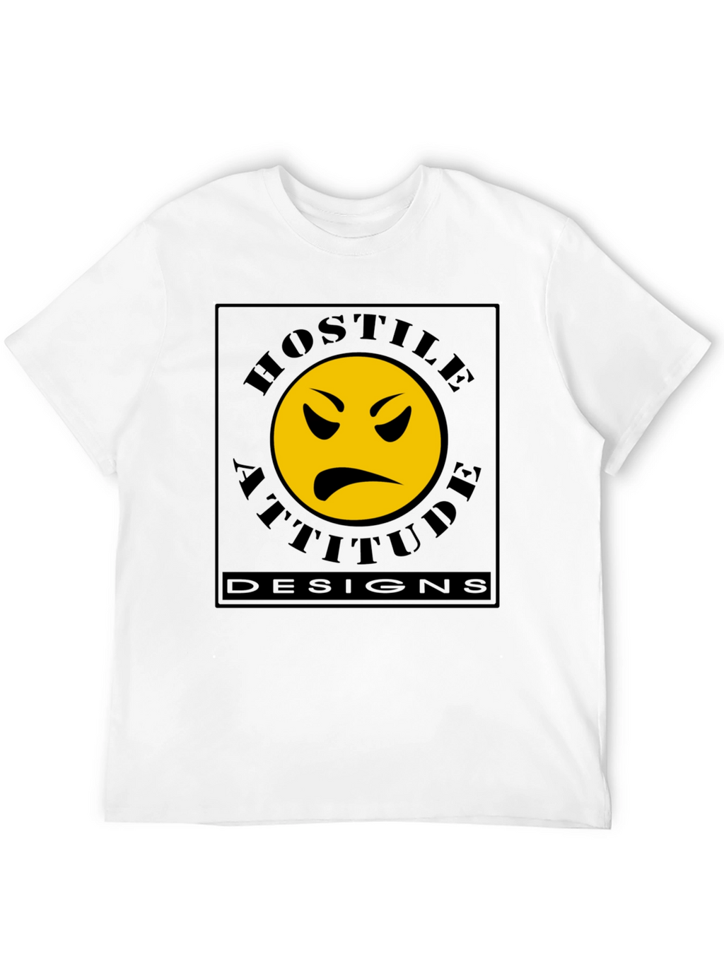 Hostile Attitude Designs Black T-Shirt