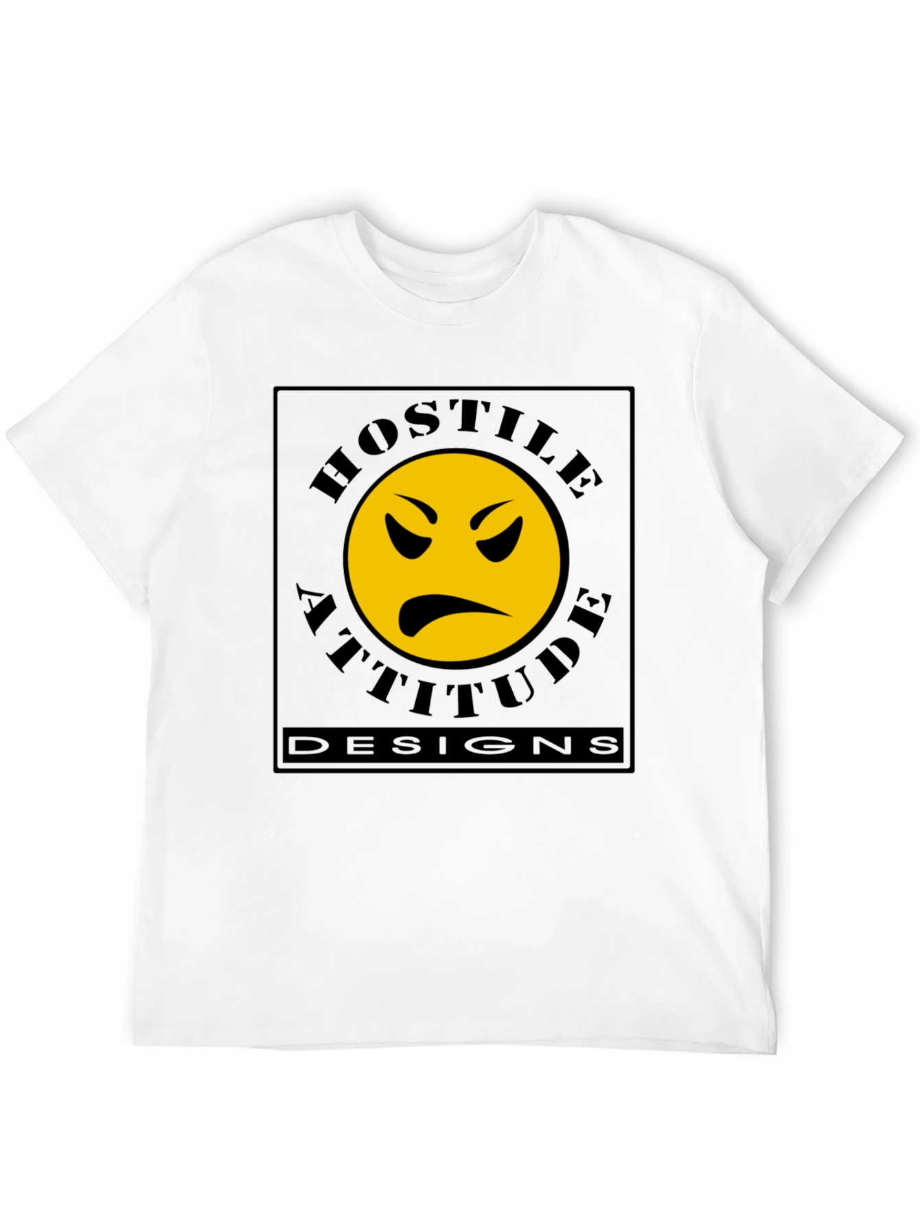 Hostile Attitude Designs Black T-Shirt