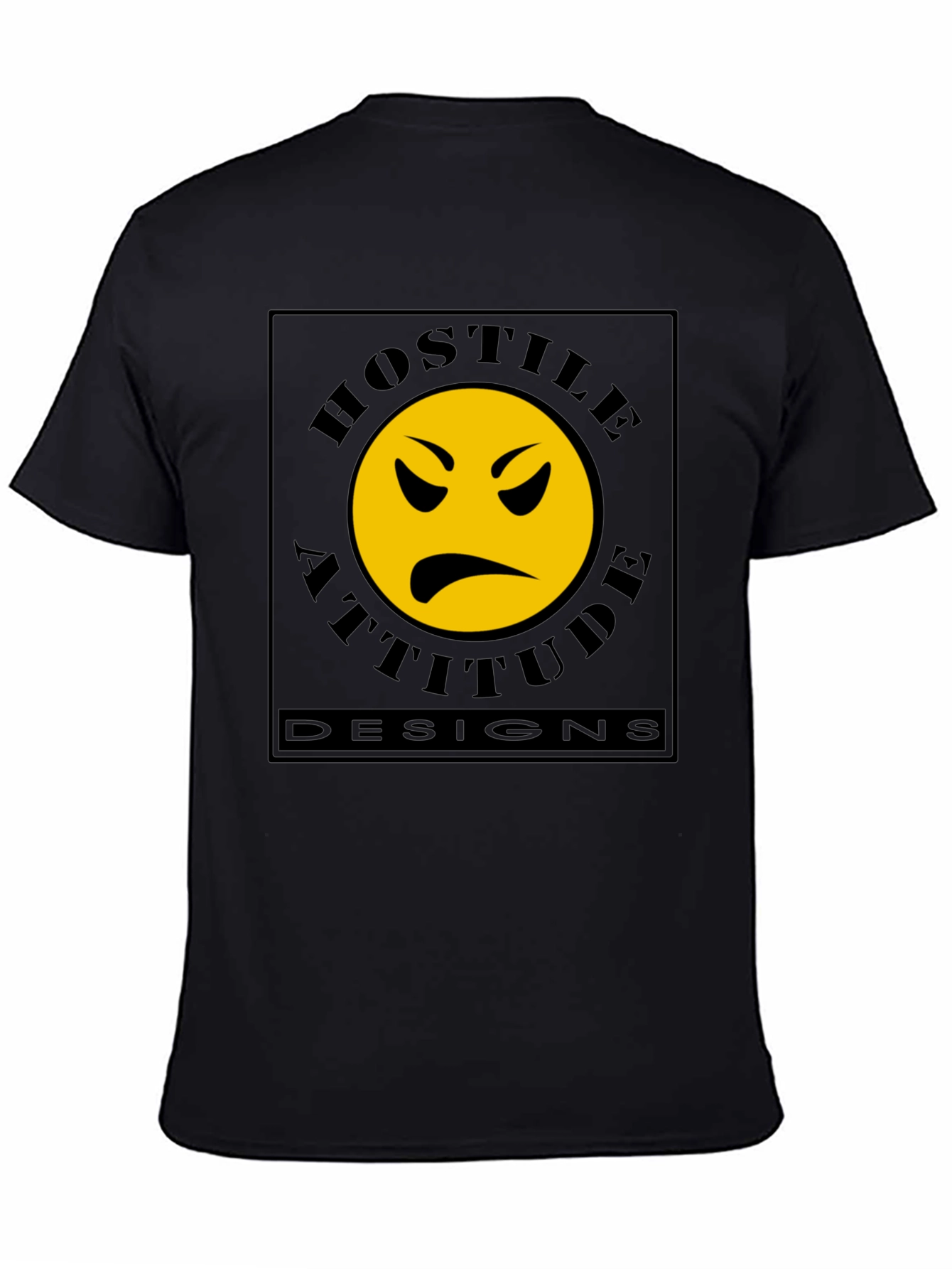 Hostile Attitude Designs Black T-Shirt