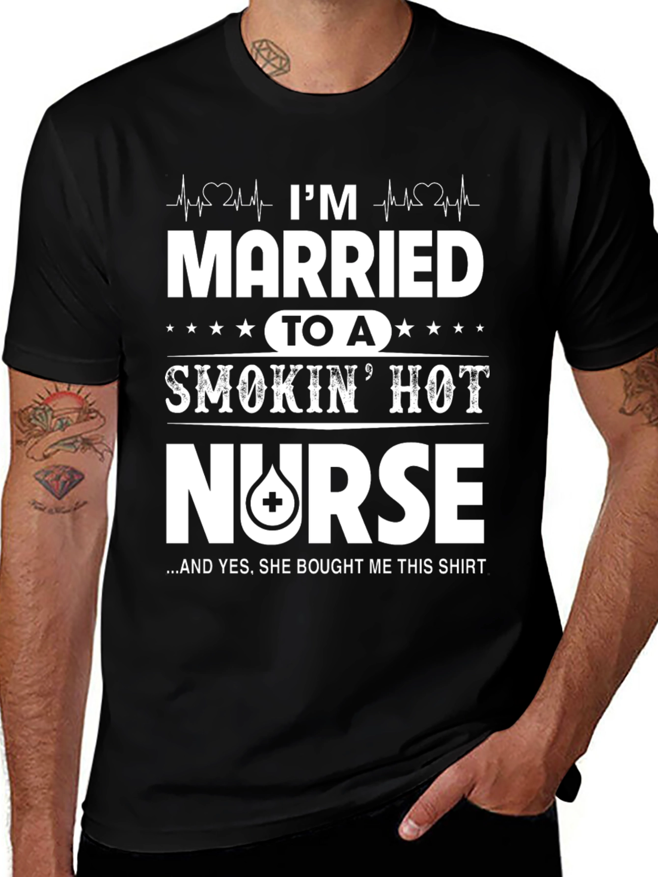 Im Married To A Smokin Hot Nurse T-Shirt