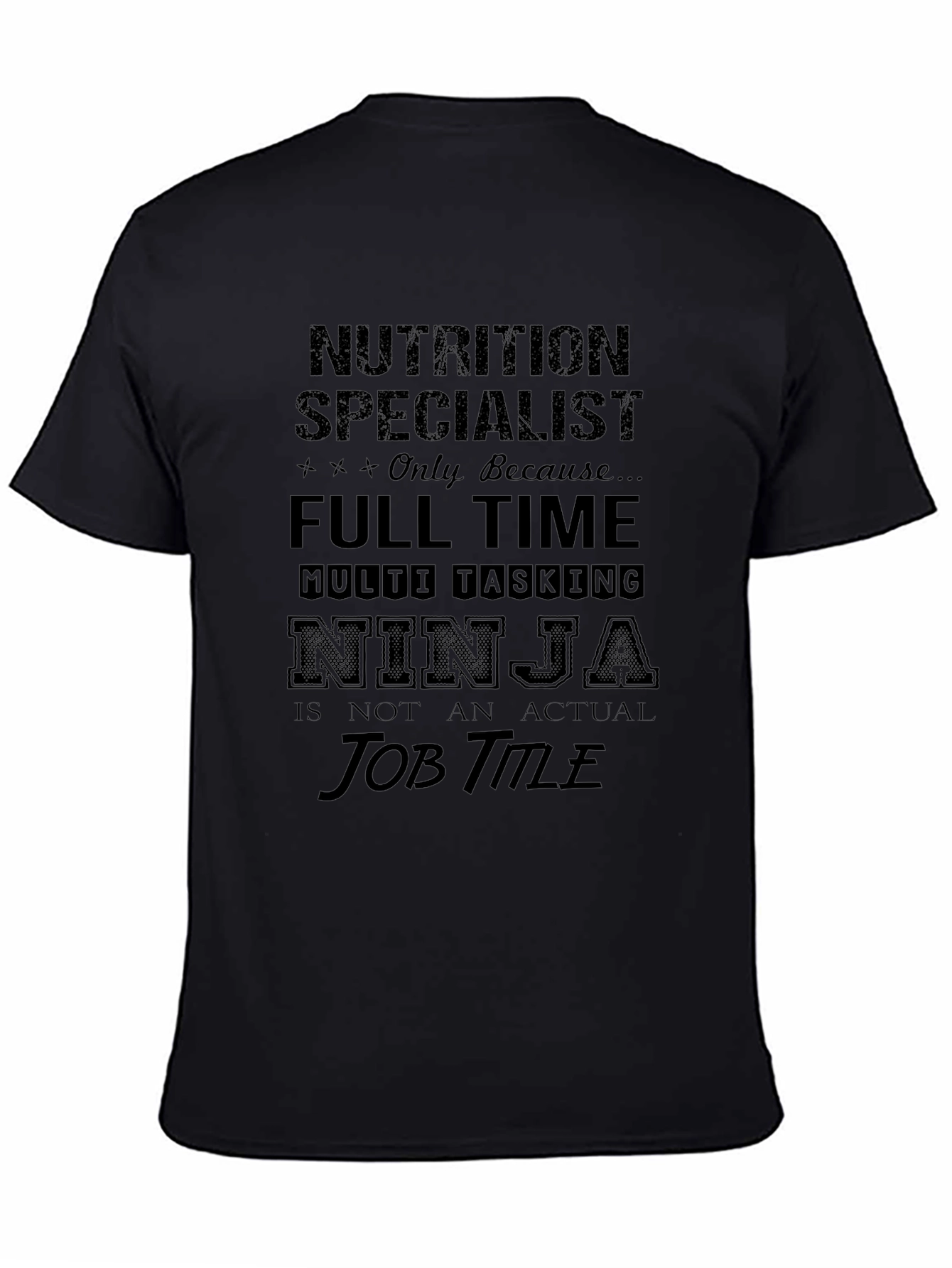 Nutrition Specialist Ninja T-Shirt