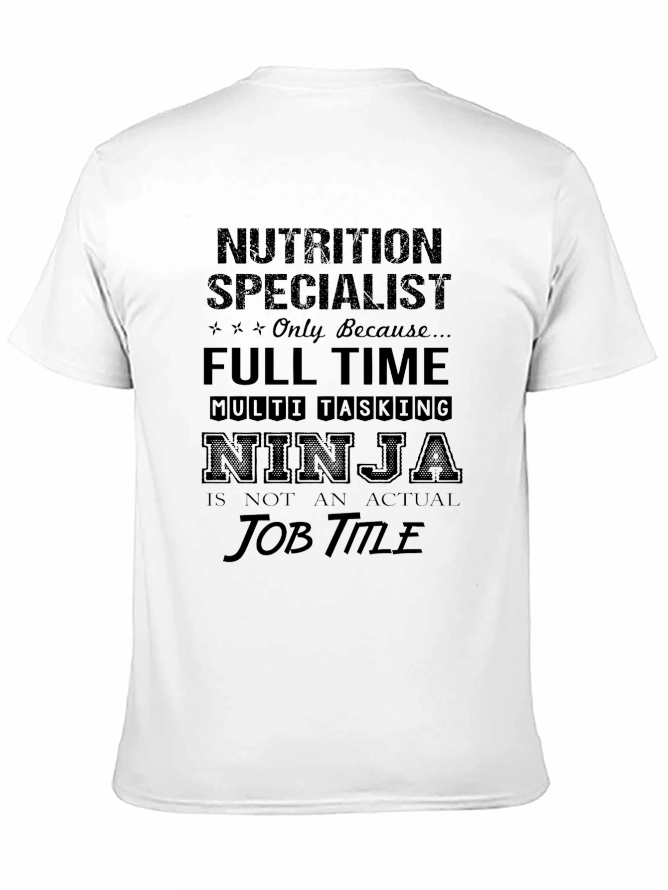 Nutrition Specialist Ninja T-Shirt
