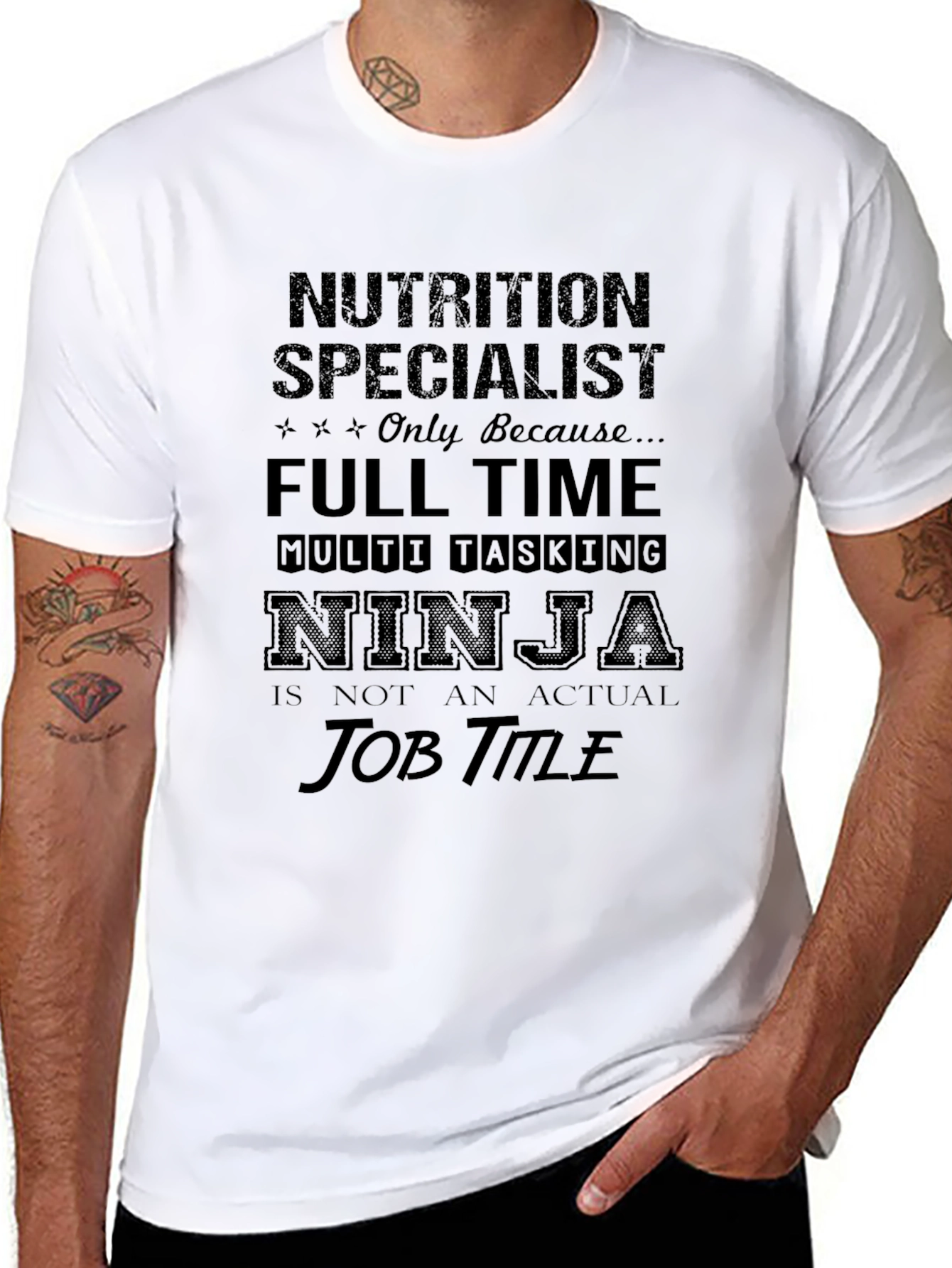 Nutrition Specialist Ninja T-Shirt