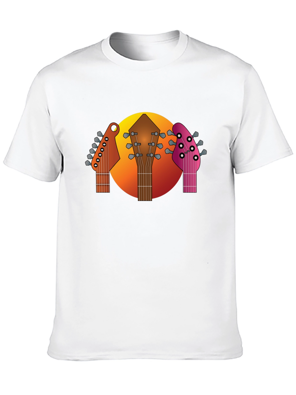 Guitar Headstocks Graphic T-Shirt