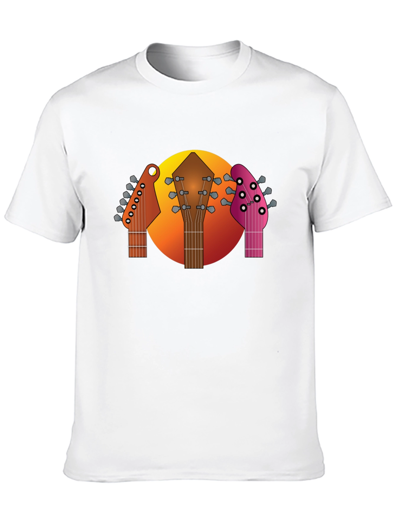 Guitar Headstocks Graphic T-Shirt