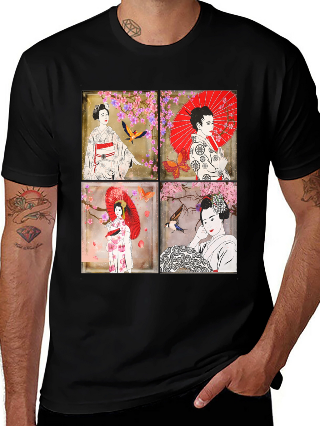 Japanese Geisha T-Shirt
