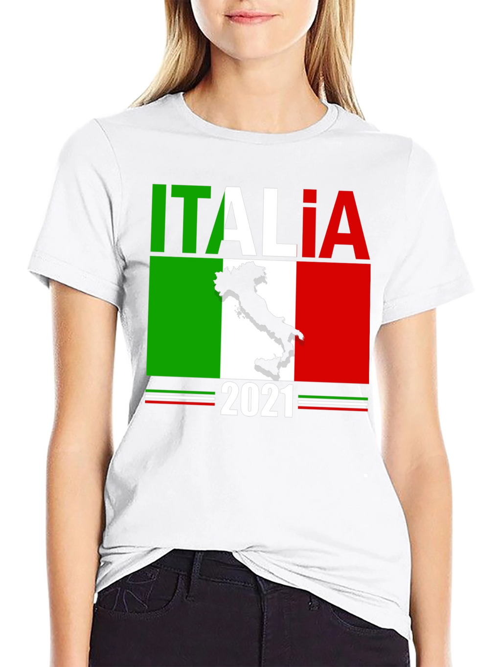 Italia 2021 Graphic Tee - Mens Black T-Shirt