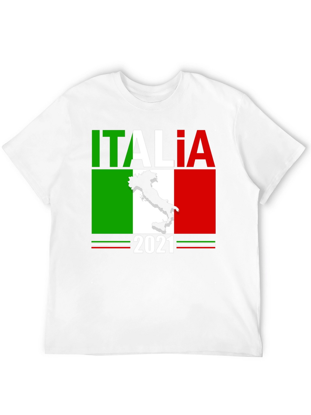 Italia 2021 Graphic Tee - Mens Black T-Shirt