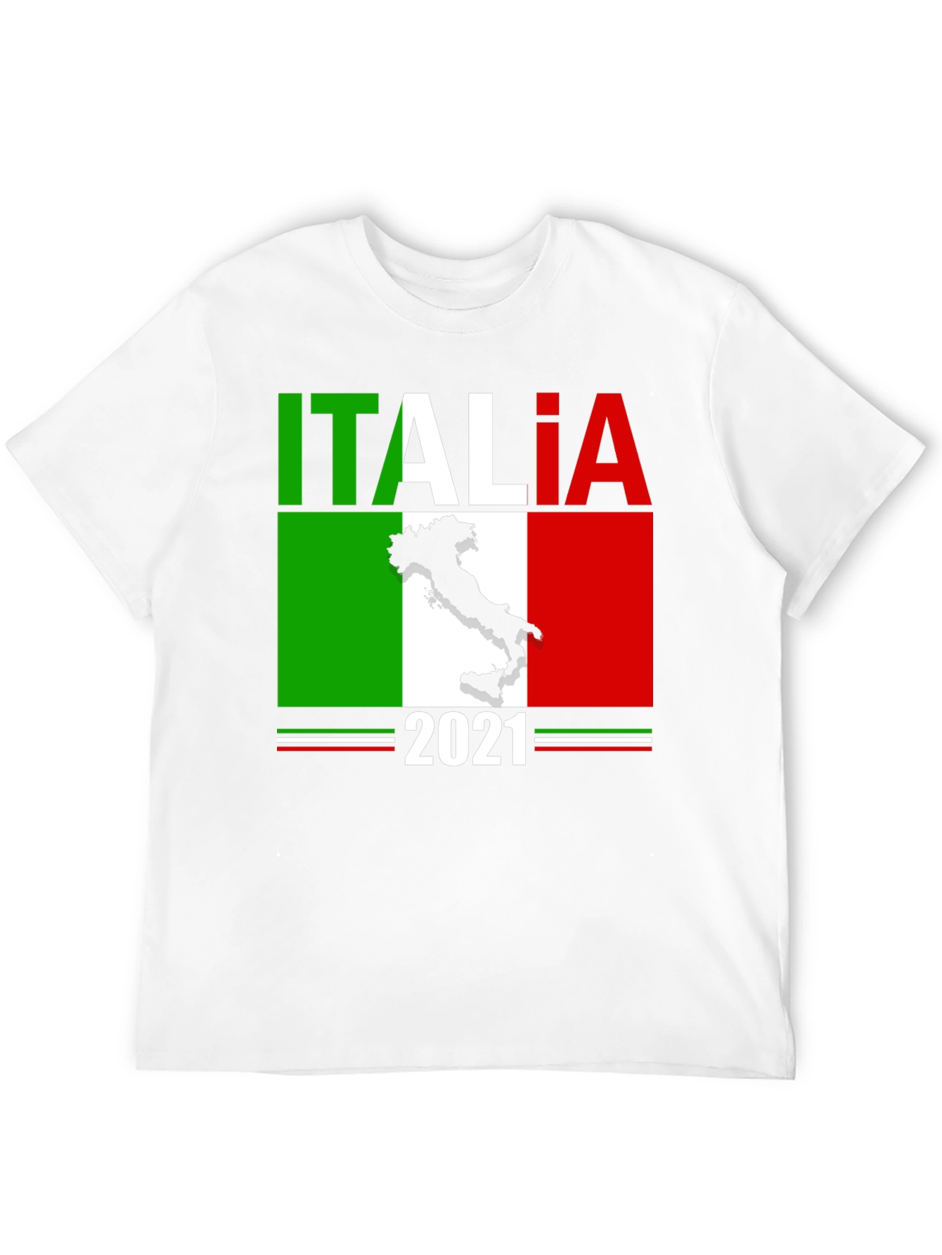 Italia 2021 Graphic Tee - Mens Black T-Shirt