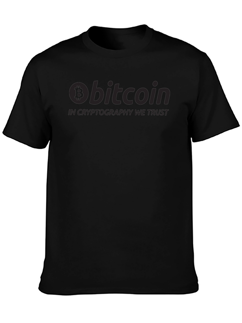 Bitcoin Crypto Trust Black T-Shirt
