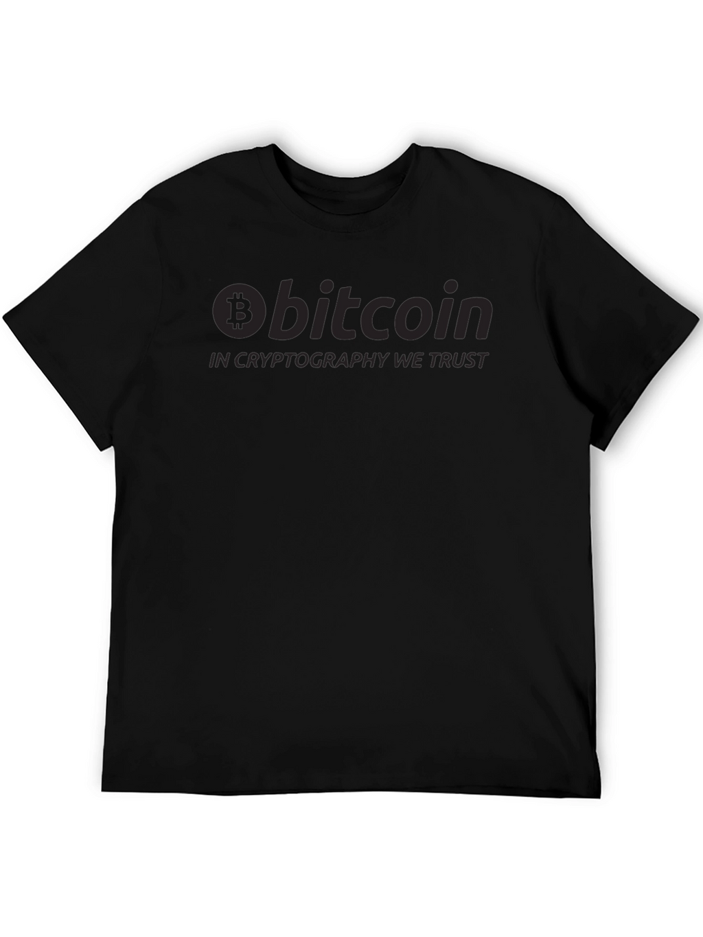 Bitcoin Crypto Trust Black T-Shirt