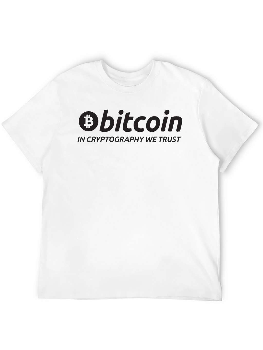 Bitcoin Crypto Trust Black T-Shirt