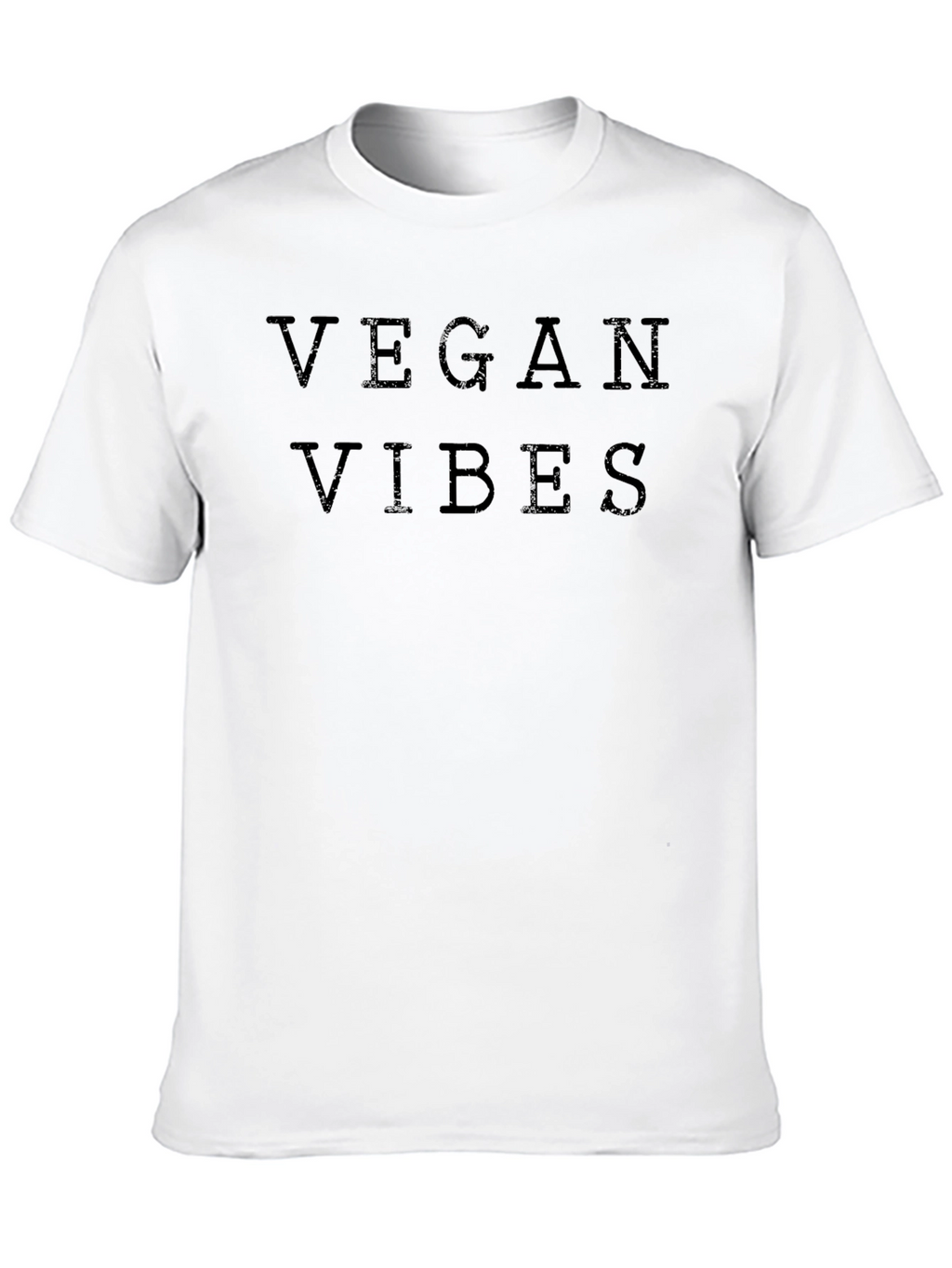 Vegan Vibes Black Graphic Tee