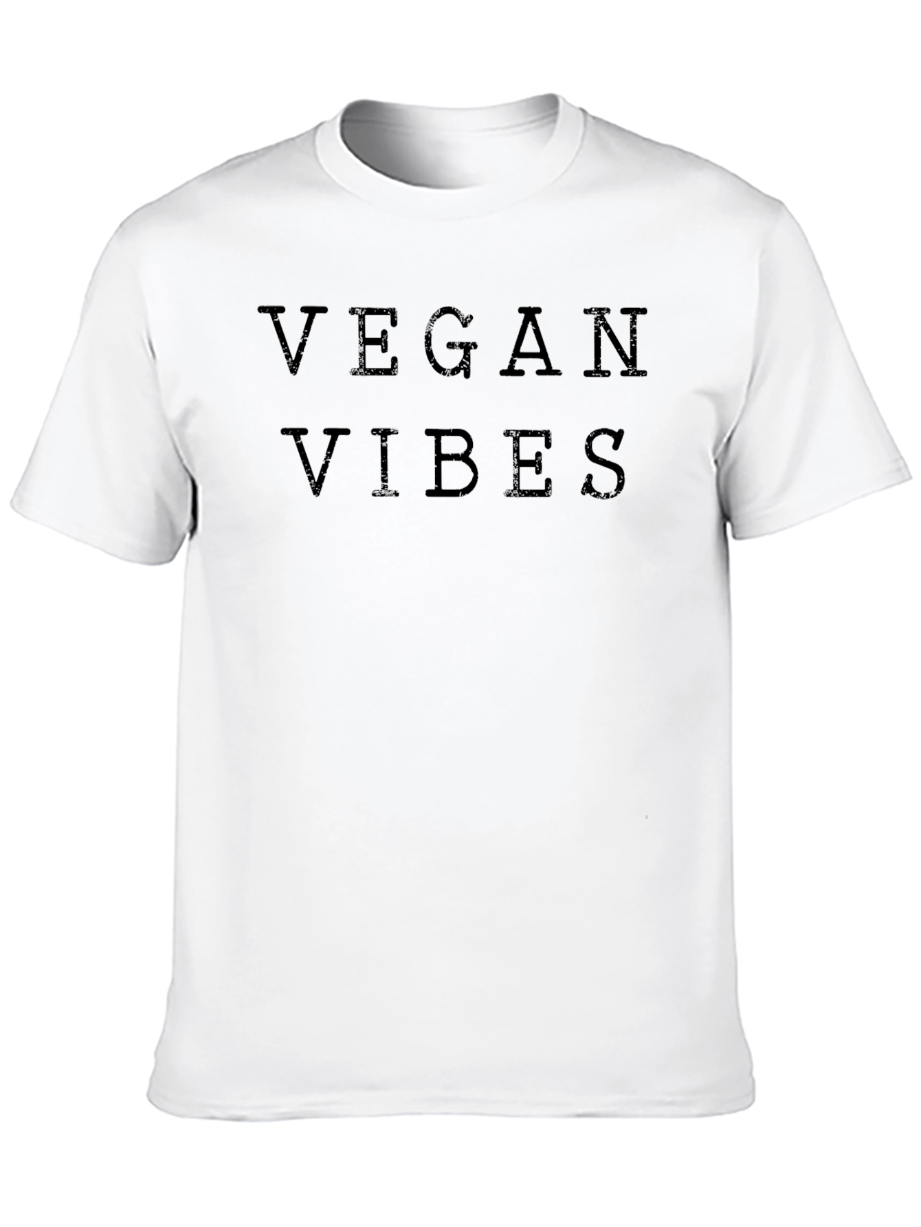 Vegan Vibes Black Graphic Tee
