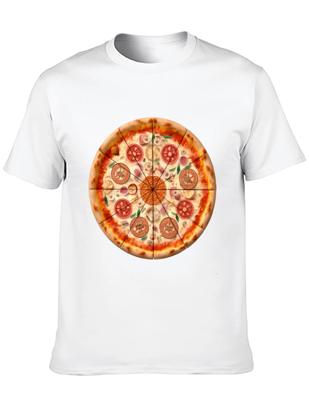 Pizza Graphic T-Shirt - Fun Foodie Tee