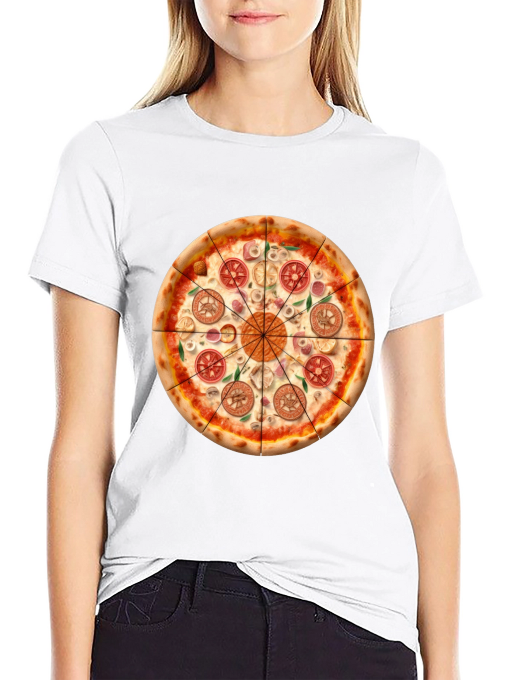 Pizza Graphic T-Shirt - Fun Foodie Tee