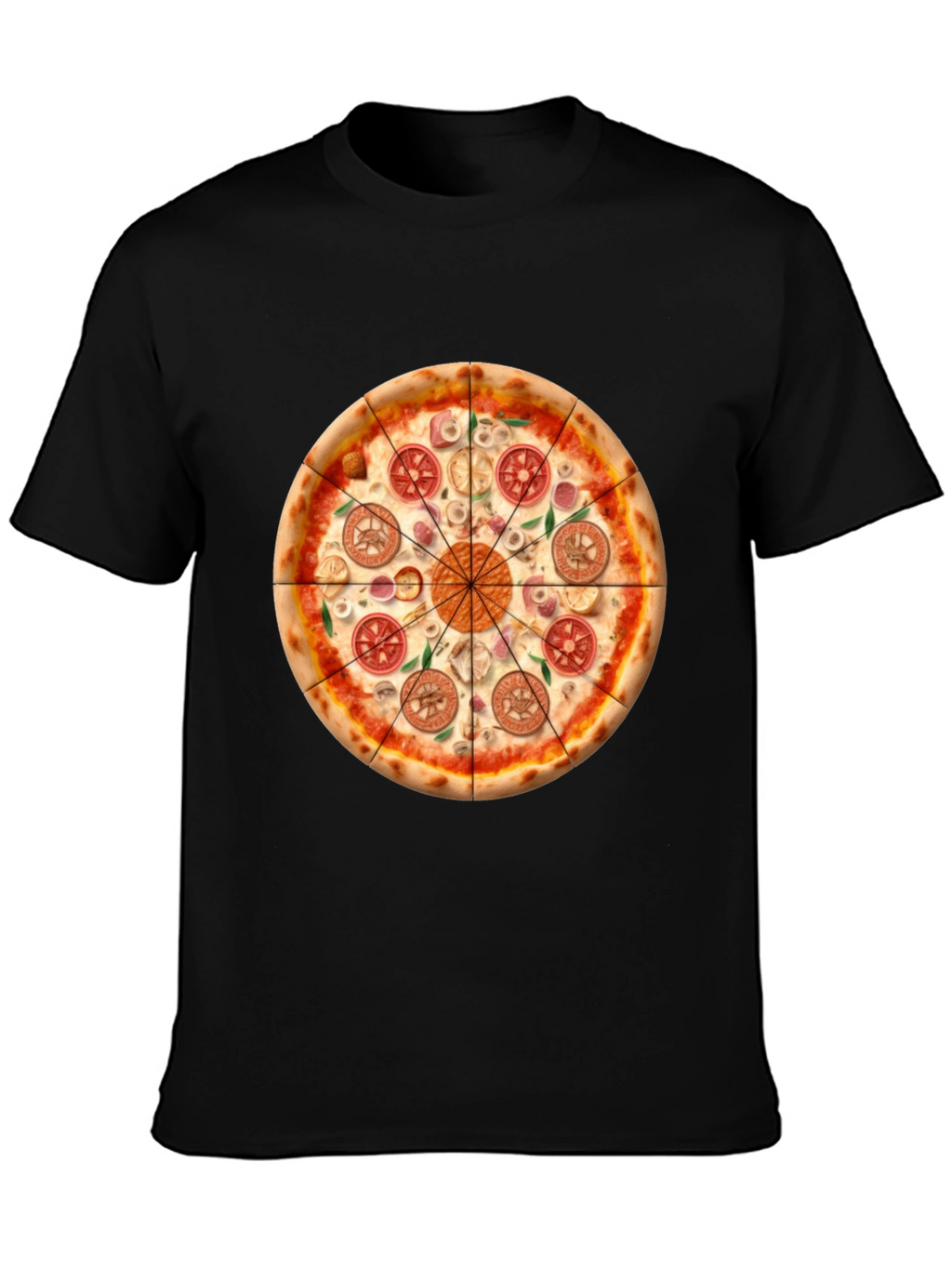 Pizza Graphic T-Shirt - Fun Foodie Tee